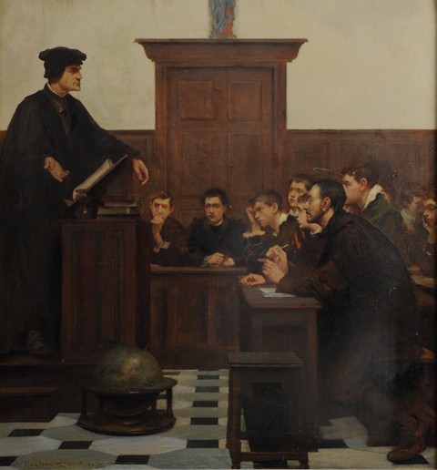 Ignatius learns Latin amongst schoolboys at Barcelona