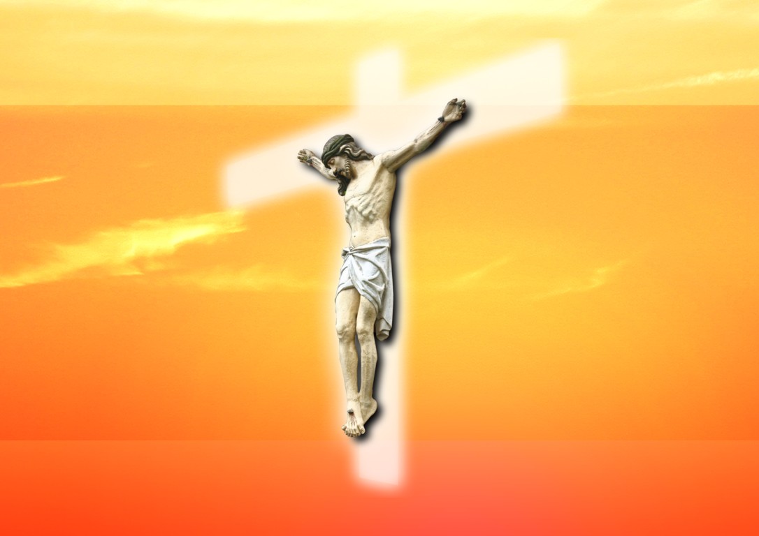jesus-on-cross-orange-sky.jpg (1086×768)