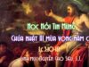 Học hỏi Tin Mừng Chúa Nhật III Mùa Vọng năm C